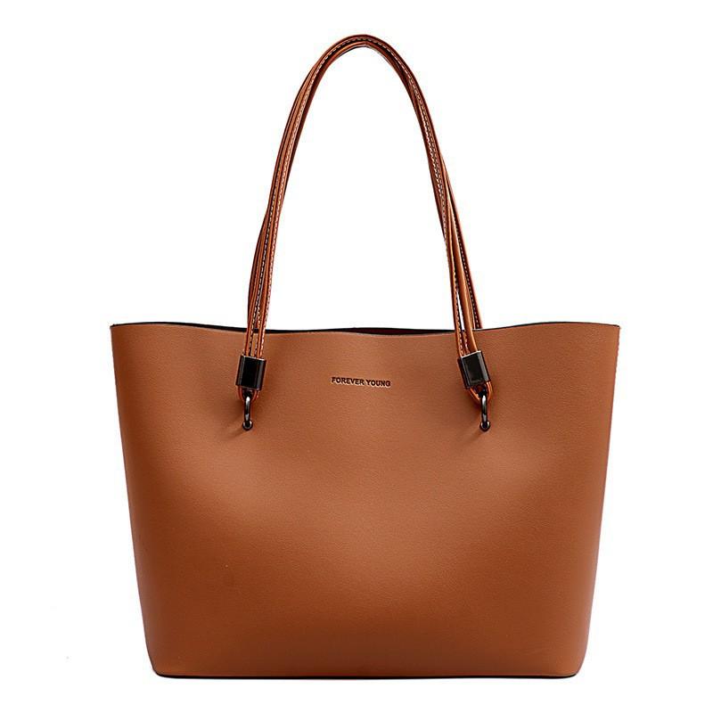 

Retro Women s Bag 2025 New Fashionable Large-capacity Foreign-style Tote Lady Handbags коричневий