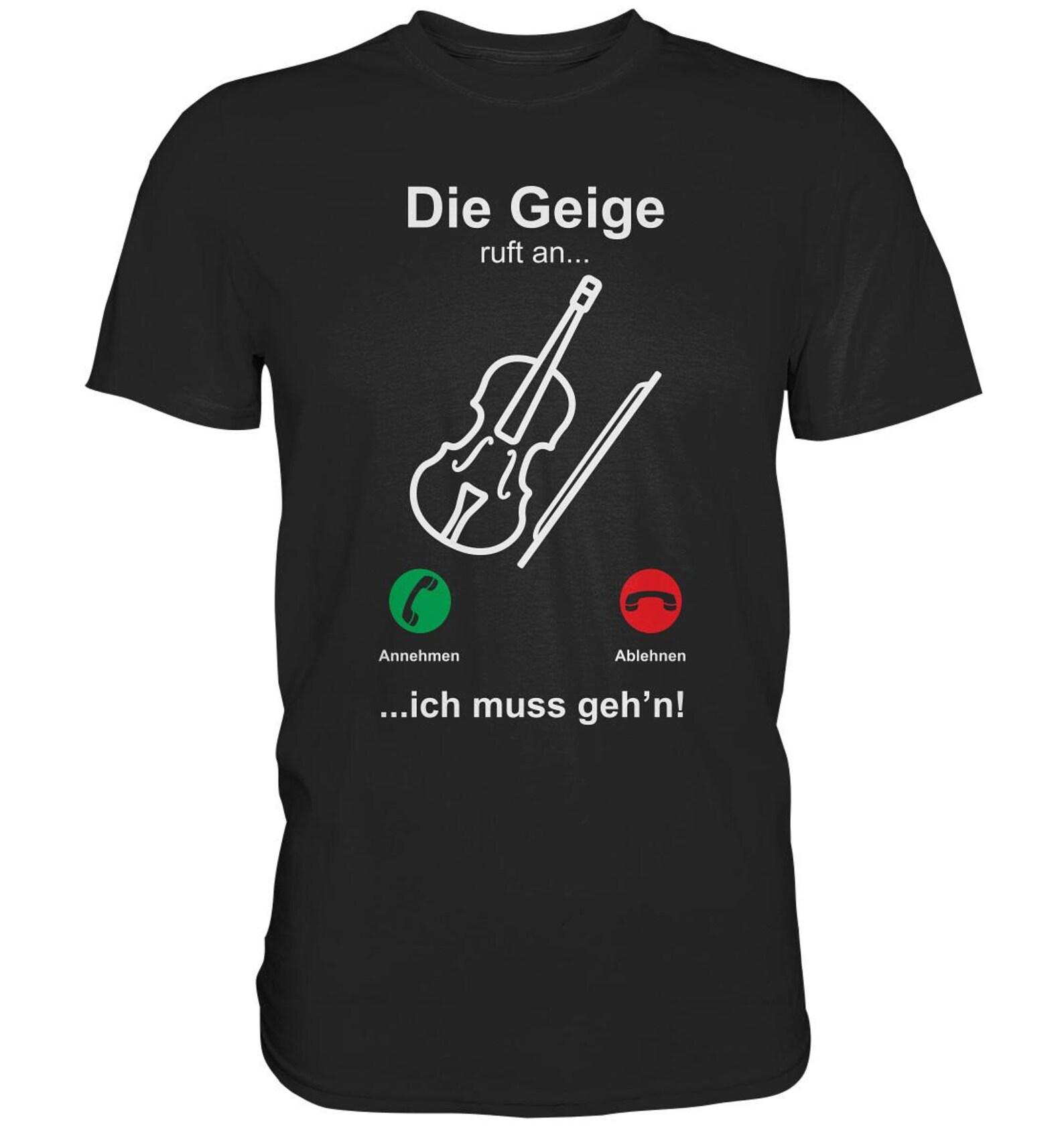 Violin Calling Funny Violin T-Shirt - Premium Shirt 4XL