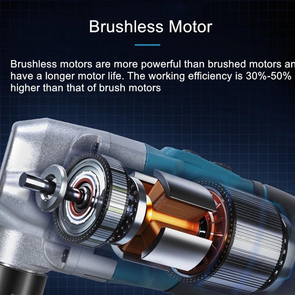 1280W Portable Electric Punching Shear Stainless Steel Plate Aluminum Plate Cutting Device Brushless Electric Iron Scissors