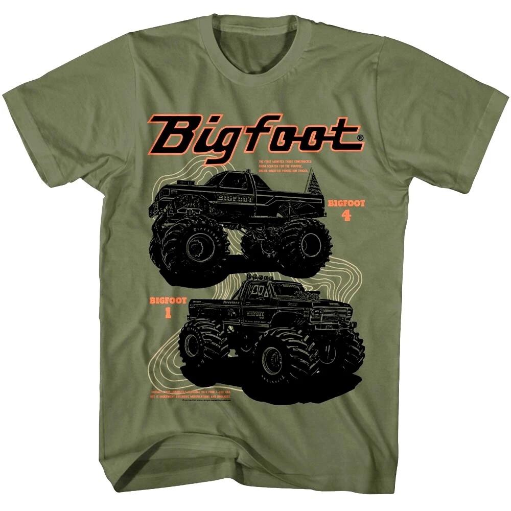Bigfoot Monster Truck Elevation Men s T Shirt XL