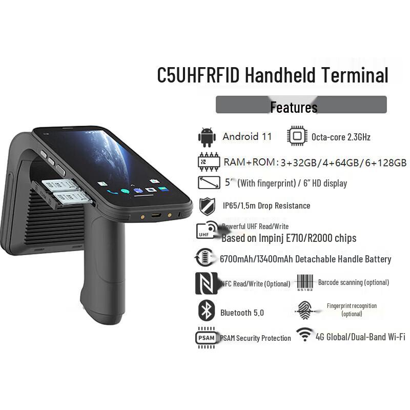Chainway C72 UHF RFID Handheld PDA