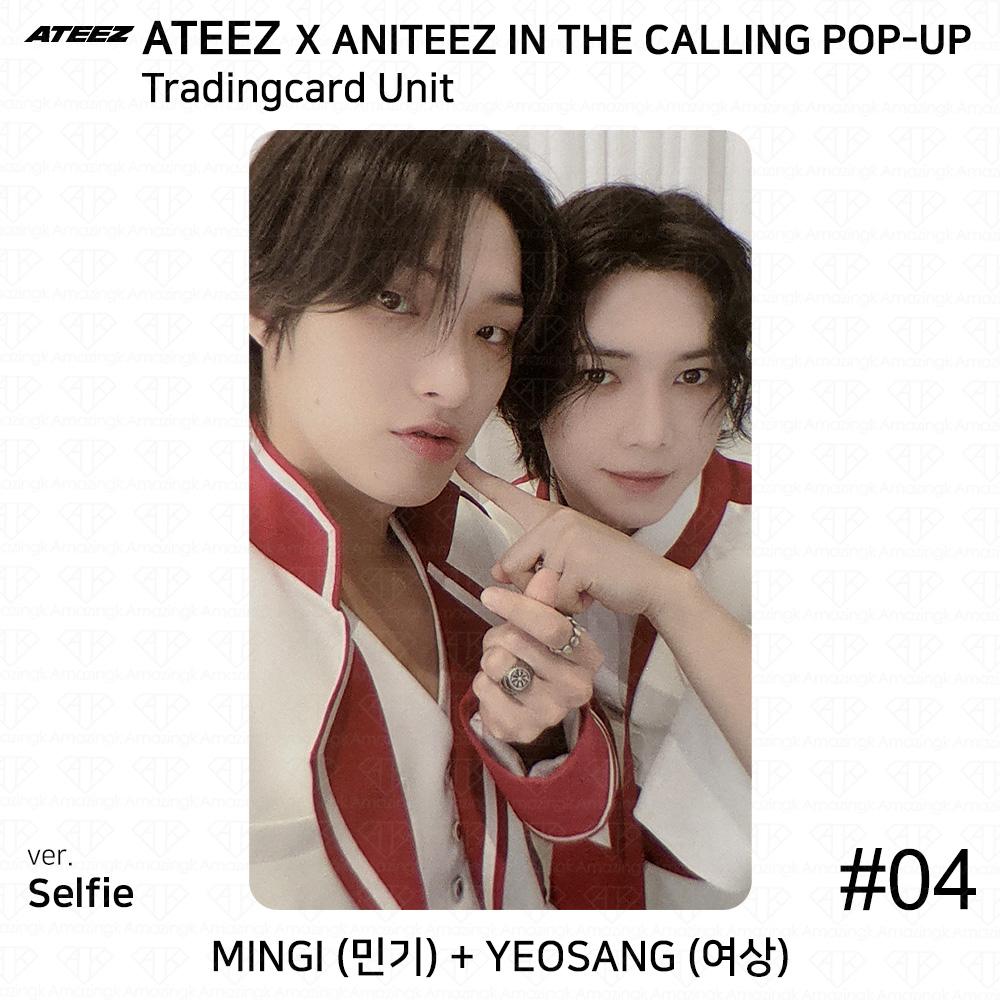 ATEEZ X ANITEEZ IN THE CALLING POP-UP Unitate Carte de Colecție MD KPOP K-POP Seonghwa