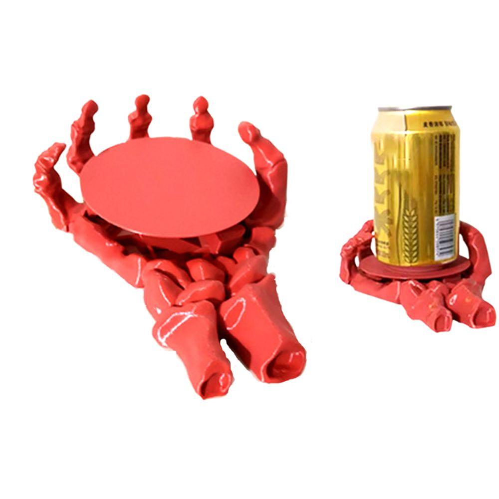 Automatic Grip Skull Hand Cup Mat Creative Drinks Placemat Ghost Hand Coaster  Cafes