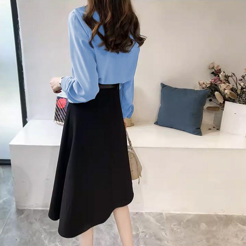 Spring Autumn Versatile Solid Color Shirt for Women Long Sleeve Loose Large Size Shirt Top for Women Blouses & Shirts