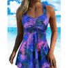 One-piece Swimsuit Female Amazon Print Skirt Seaside Beach Premium Bikini Swimsuit Quick Drying