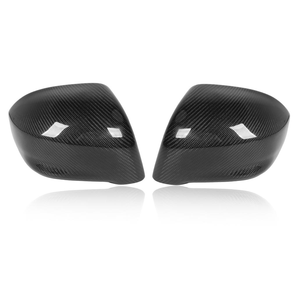 2 STÜCKE Seite Rückspiegel Abdeckung Links Rechts Dry Carbon Fiber Kratzfest für GTR R35 2008 zu