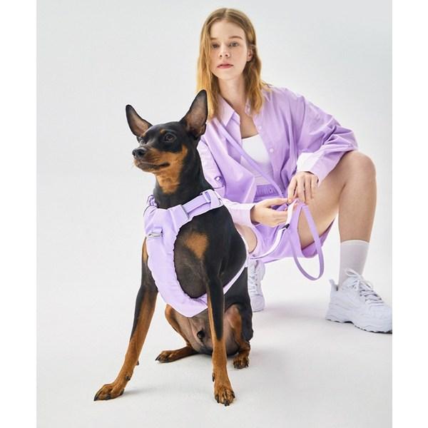 Far Puppy No-Webbing Harness, Monte Lavender