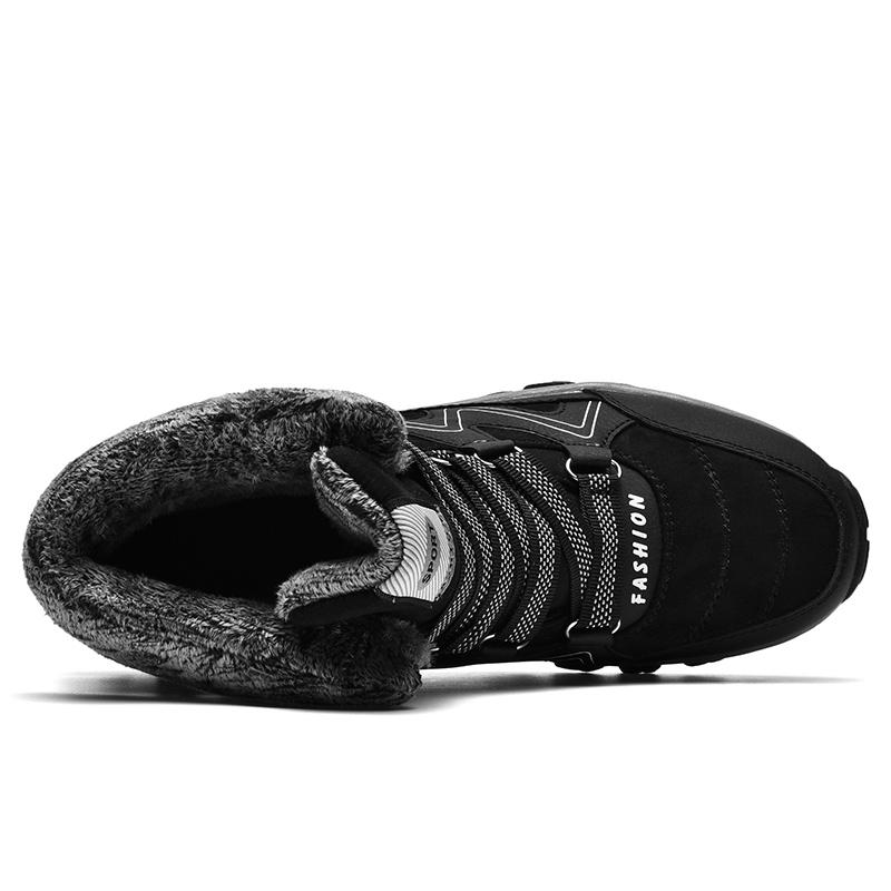 Zimní pánské a dámské boty Vodotěsné outdoorové kotníkové boty do sněhu Vysoká obuv