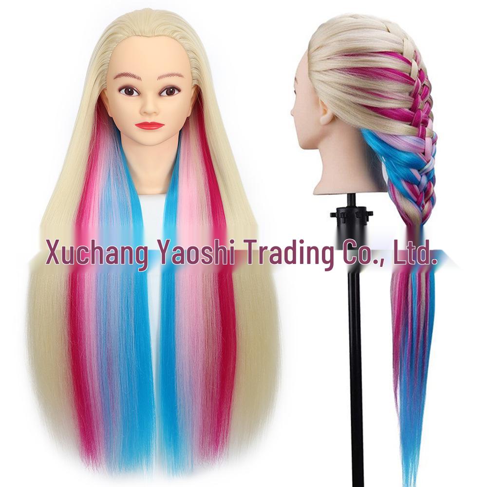Wig Mannequin Braiding Practice Model - Hairdressing Doll Head