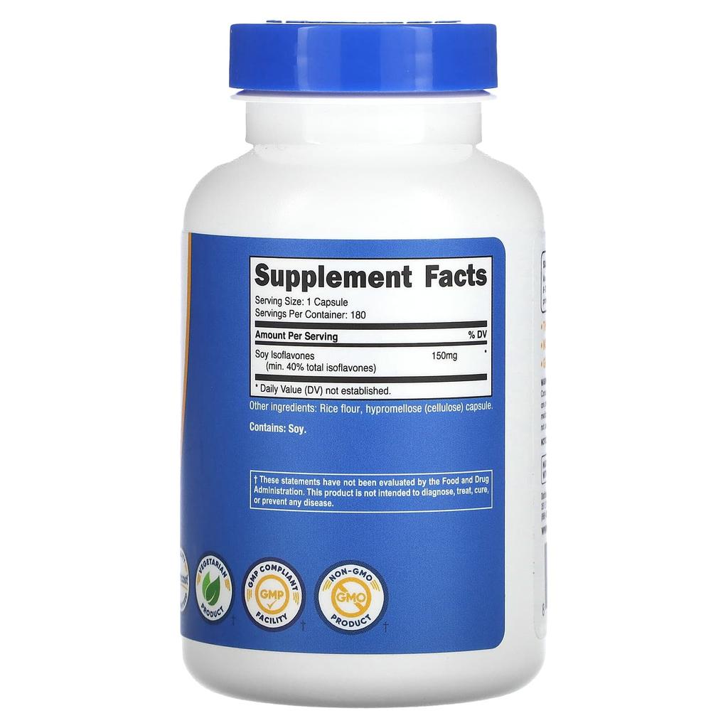 Soy Isoflavones, 150Mg, 180 Capsules