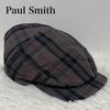 [USED] Paul Smith Checkered Newsboy Cap Hunting Beret