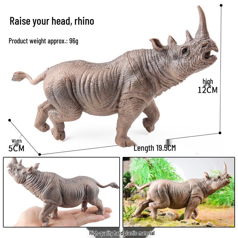 Cross-Border Animal Toy Set: Sheep, Cow, Horse, Donkey, Goat, Poultry Plastic Models