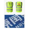 Reflective Vest High-Grade Safety Signal Custom Logo Rider Jacket Vest High Visibility Working Safety Jacket Fluorescent Woman