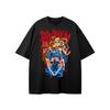 Black Appearance for Anxiety Anime Grunge Art Retro Style Summer Casual TShirt Unisexs and Womens Luxury Brand Top Art Logo