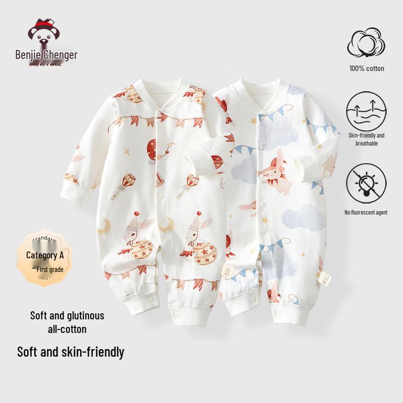 

Benjiewell Baby Long-Sleeve Romper