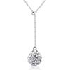925 Sterling Silver Fashion Classic Shambhala Ball Zircon Pendant Necklace Birthday Party Anniversary Gift