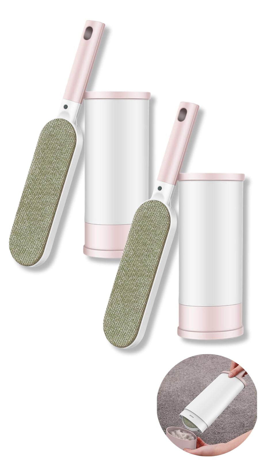 

PERSIMONE Одежда для Пыли Кошачьей Шерсти Роза 2 Штуки [Оригинал] Щетка, Одежда, Костюмы, Удаление, Удаление, Большая, Двусторонняя, Розовая,