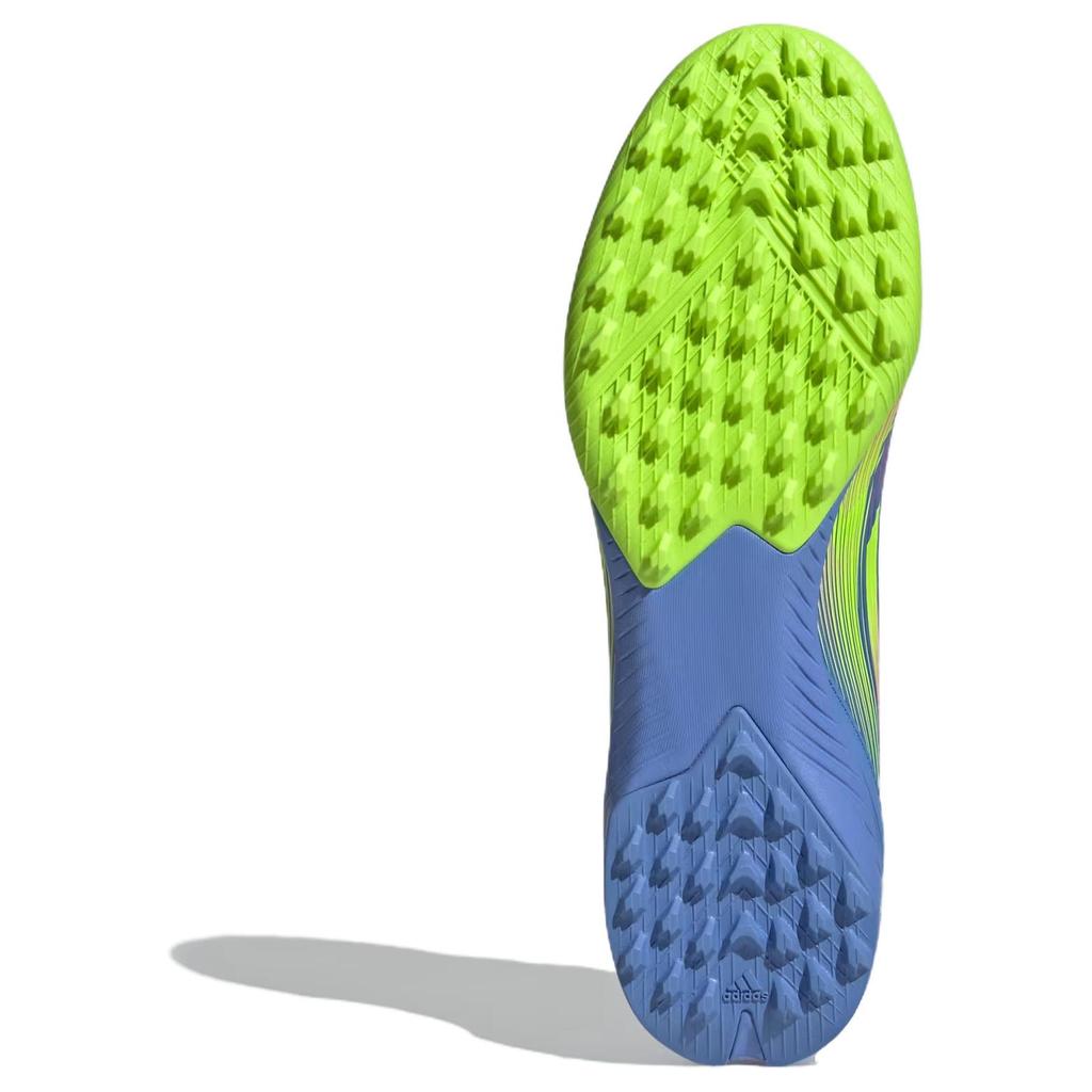 Adidas F50 League Comfortable Fashion TF (Rubber Studs) Artificial Turf Non-Slip Durable Soccer Shoes Unisex Soccer Shoes Blue IE1230