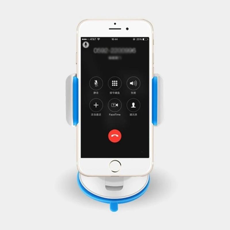 Car Phone Holder with Suction Cup – Mounts On Windshield/Dashboard (Fits iPhone 16/15 Pro Max, Samsung, Xiaomi & All Phones)