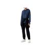 Emporio Armani Logo Print Loose Fit Long Sleeve Hoodie Men hoodies Navy-Blue 3R1M7Q-1JWEZ-0922
