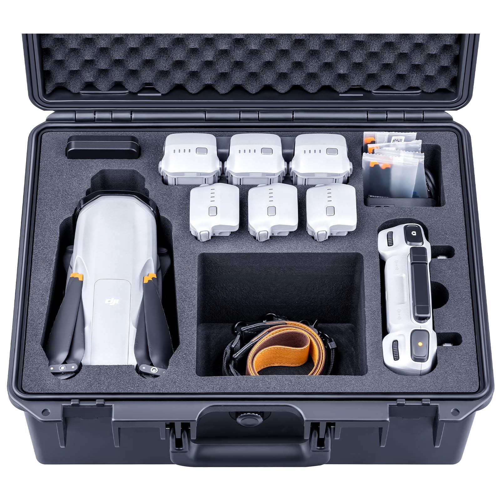 

Водонепроникний футляр Lykus Titan MA320 Сумісний із DJI Air DJI Великий і гнучкий, може зберігати до 7 предметів 3S/Air 3, RC2/RC-N3, простір, [лише футляр]