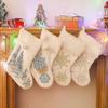 3pcs Christmas Stocking Sock Sack Gift Bag Tree Decoration Christmas Ornament