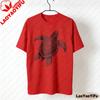 Turtle Tribal Drawing Tshirt Tribal Tattoo Graphic Printed TShirt Ocean Culture Clothing Retro Style Unisex Unisex Daily Life Tops