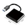 USB C To Dual HDMI-compatible HUB 4K HD Docking Station Dual Screen Type C Dock Station for Laptop PC Computer for Mobile Phone