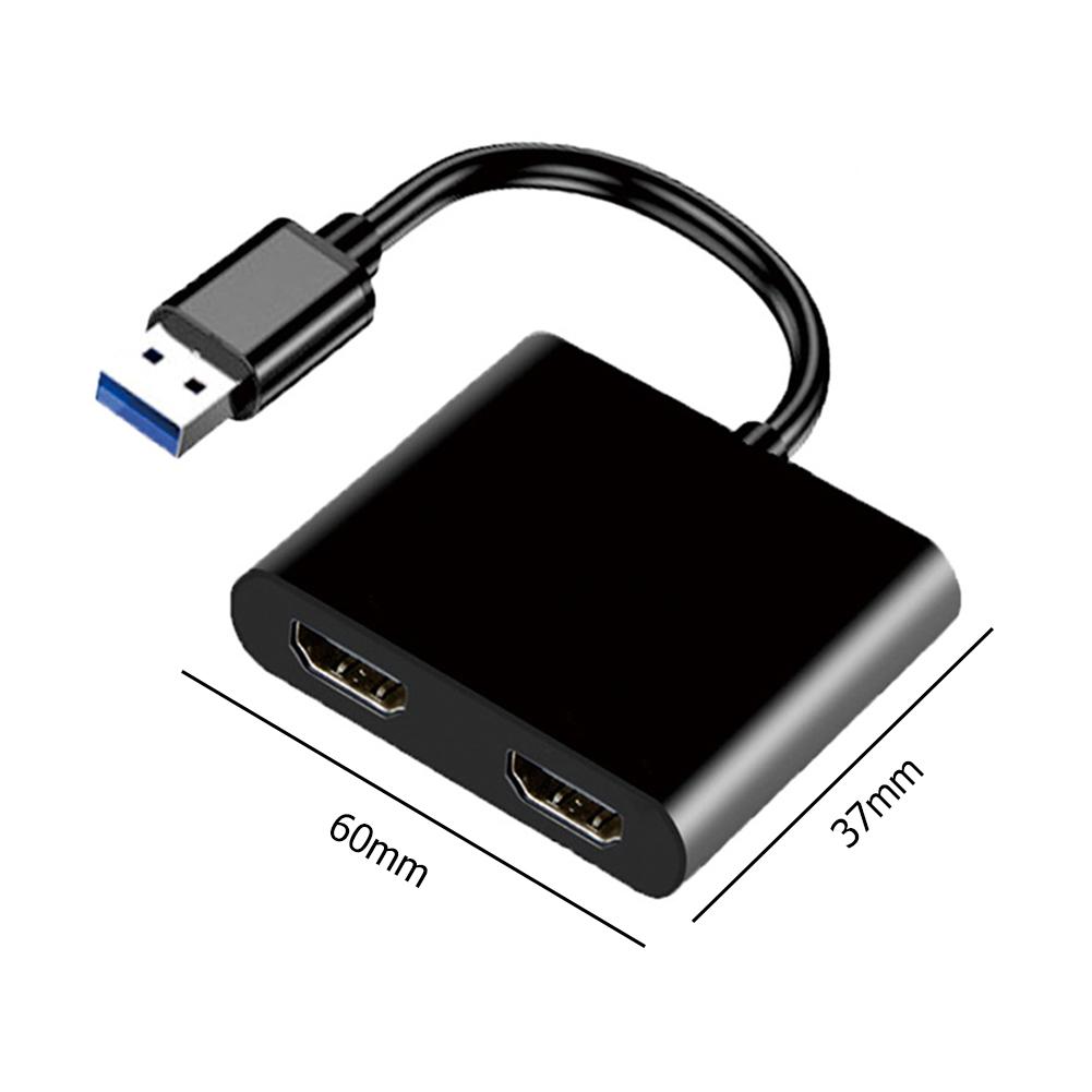 USB C To Dual HDMI-compatible HUB 4K HD Docking Station Dual Screen Type C Dock Station for Laptop PC Computer for Mobile Phone