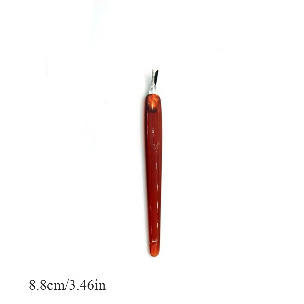 

1/5PCS New Stainless Steel Tip Cuticle Trimmer Durable Nail Art Accessories Dead Skin Fork Portable Nail Care Tool