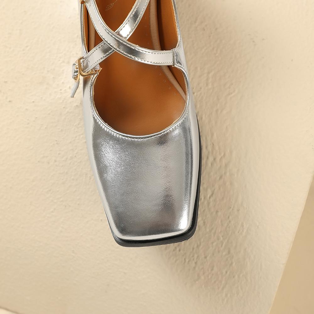 Svart Gull Damepumps Høy Hæl Liten Stor størrelse 32 48