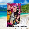 Custom Name Neon Dreamscape K-Pop Microfiber Beach Towel Super Soft & Absorbent for Bath, Beach, Travel  Bath Time Accessory, Fan gifts