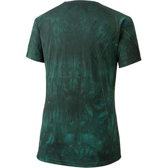 Mizuno Slim Fit Bluegrass Training Size Size L Men's Tie-Dye T-Shirt, 32MA9511,