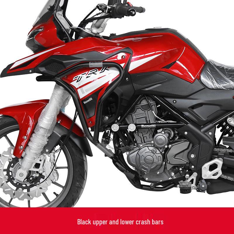 GSADV Crash Bars for Benelli TRK251: Full Coverage, 304 Stainless Steel