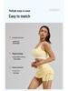 Women's Spring-Summer Sports Suit: Two-Piece Vest, Skirt, Pants Set for Running, Fitness, and Yoga