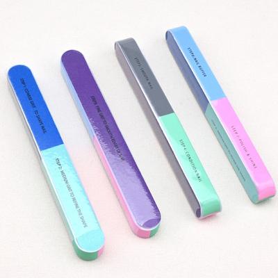 Multicolorful Grits Nail File Set With Sandpaper For Salon Quality Home Manicures And Nail Art