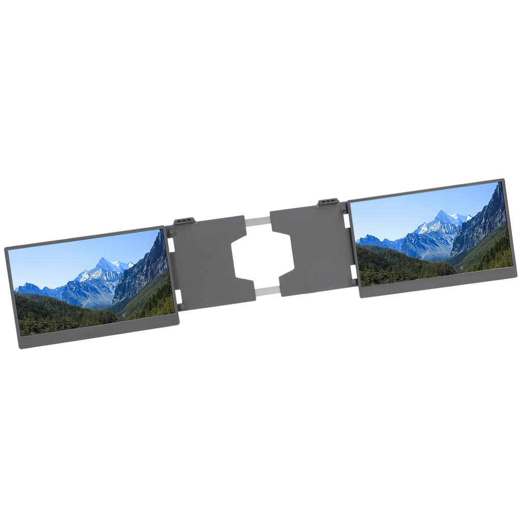 13.3 Inch Laptop Screen Extender Dual FHD 1080P IPS Screen USB C 16:9 Triple Screen Laptop Portable