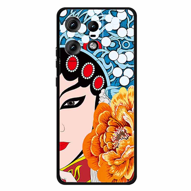 Etui na Motorola Edge 50 Pro 5G ze wzorem, elastyczne etui TPU na telefon z nadrukiem