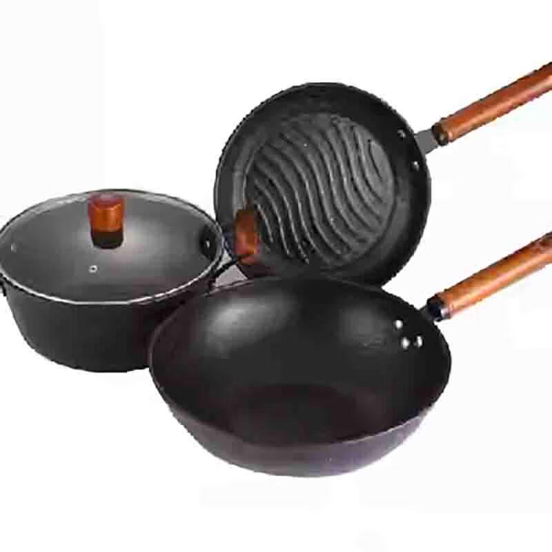 Sheng Ye Ming Zun Cast Iron Non-stick Cookware Set
