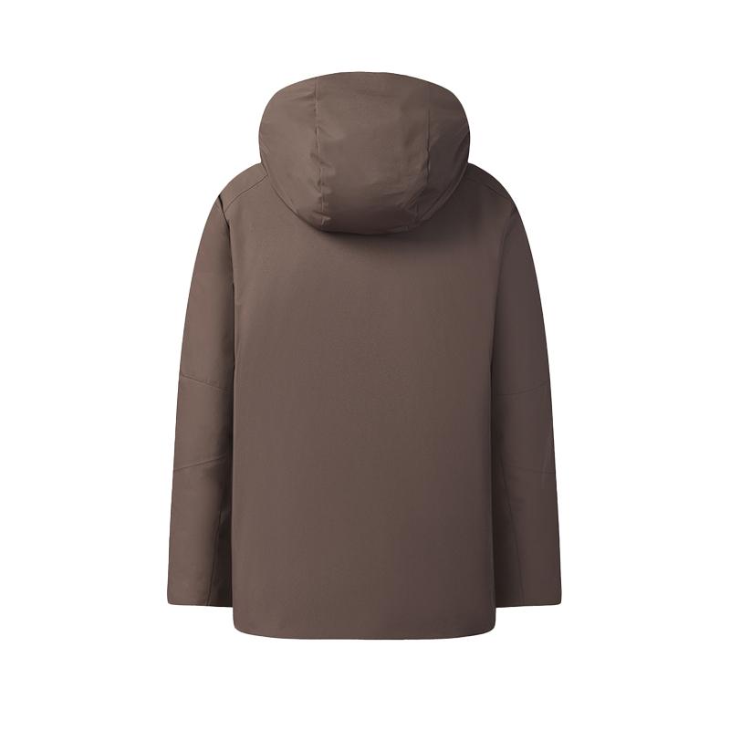 FILA Milano Series Fashion Classic Simple Casual Comfortable Versatile Waterproof Windproof Warm Hooded Down Jacket Men outerwear F11M545912FBN