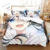 Anime Weathering with You Bedding Set Duvet Cover Bed Set Quilt Cover Pillowcase Comforter king Queen Size Boys Adult Bedding741