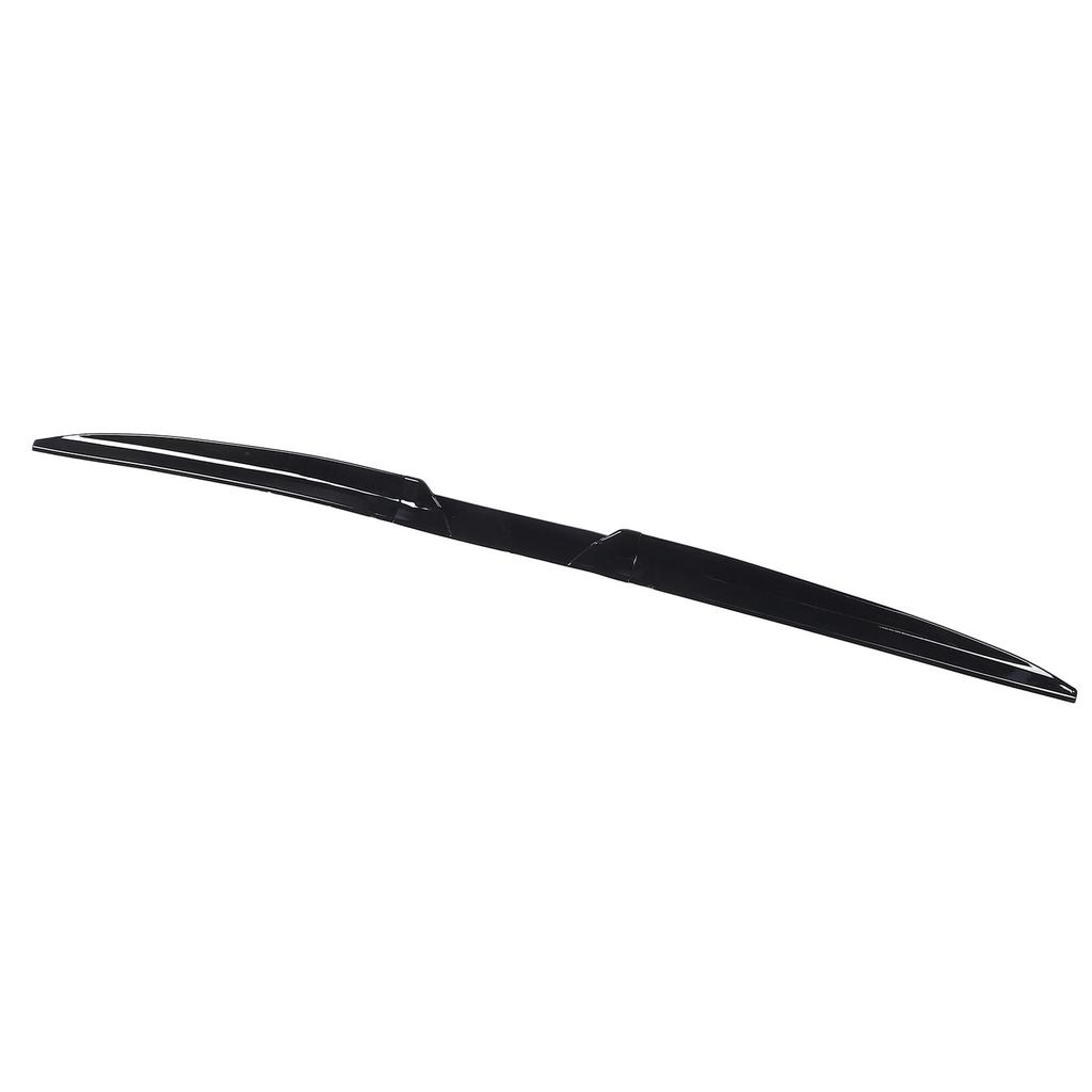 Rear Trunk Spoiler TPU Glossy Black Enhanced Aerodynamics Sporty Look Tail Trunk Lid Spoiler Wing