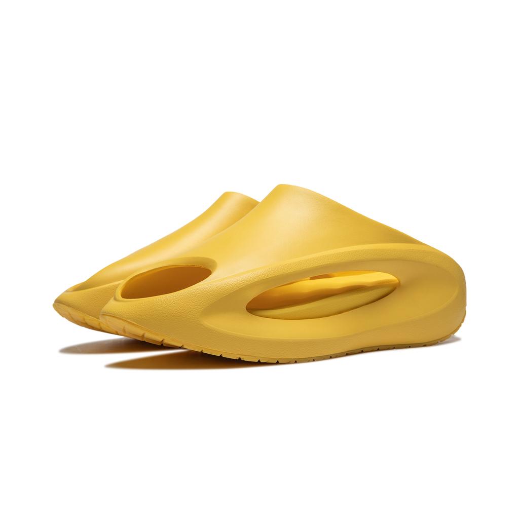 Li Ning Cloud Travel Slay Comfortable Versatile Silent Slide Sandals Unisex Footwear Milk-Sand-Yellow AZSU005-6
