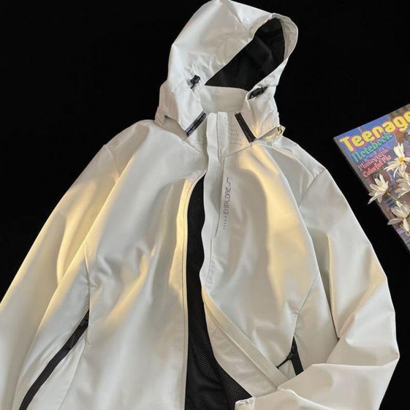 Куртка мужская Mountain Outdoor Cyberpunk функциональная ветровка японская рабочая куртка с капюшоном M