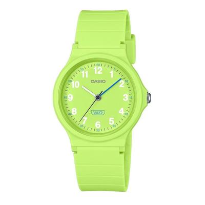 Orologio da donna Pop Analog Lime Green Bio Based Resin Strap Lime Green Dial Quartz LQ-24B-3B