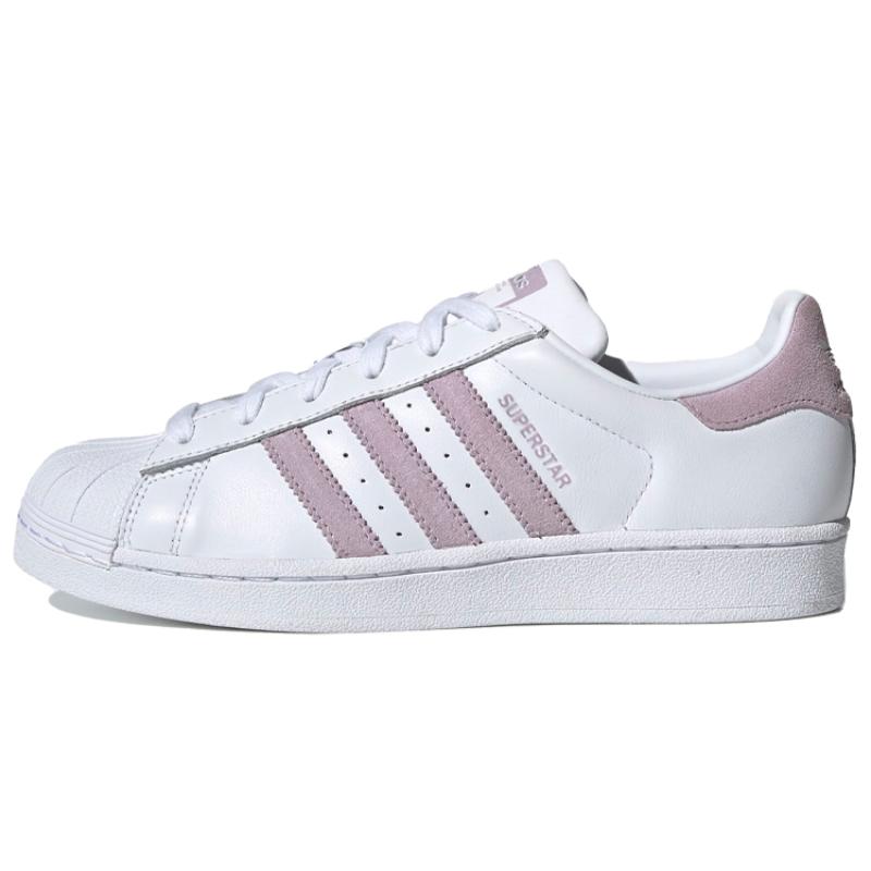 

Adidas Оригинальные кроссовки Superstar Белый/Фиолетовый Женские EE7400 43⅓