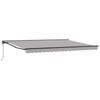 Electric Retractable Awning Light Grey and Anthracite