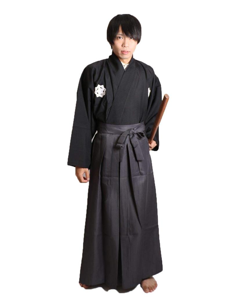 [NEW] Ryoma Sakamoto Samurai Cosplay Costume Set, Iconic Japanese Historical Hero, One Size Fits All, Kimono & Hakama Outfit, MAKE CHEERFUL Brand