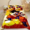 Anime Dekbedovertrek D-Dragon-Ball Beddengoed Set Dekbedhoes Super Saiyan Dekbedhoezen met Kussensloop Voor Slaapkamer Decoratie