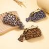 Genuine Leather Leopard Print Mini Coin Purse - Soft Cowhide Multifunctional Change Holder for Women